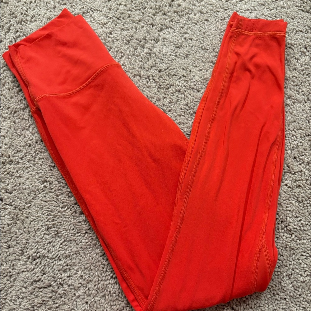lululemon athletica Red Leggings
